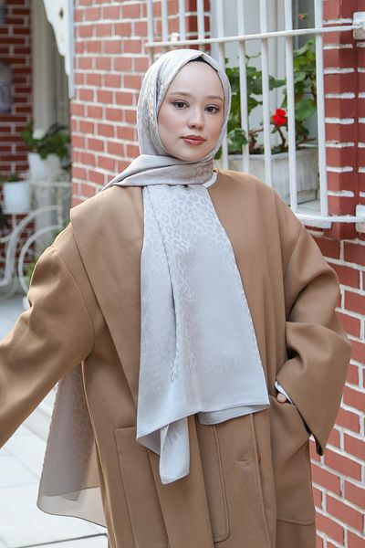 Hint İpek Silky Janjan Jacquard Shawl