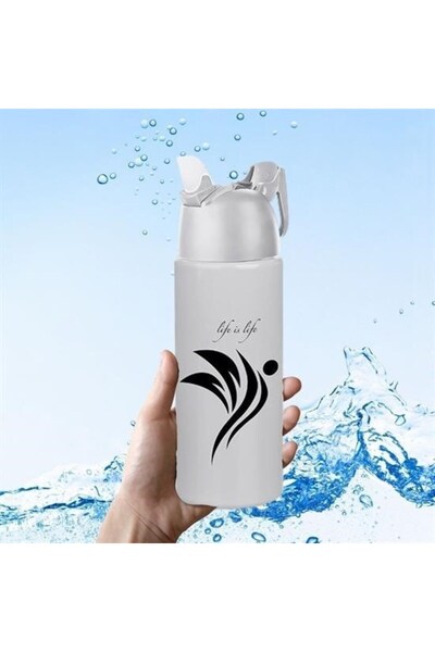 CT STONES Ct-Stones ®   Lockable Water Bottle Safety Water Bottle Sports Water Bottle Sports Water Bottle Beverage Bottle 700ml