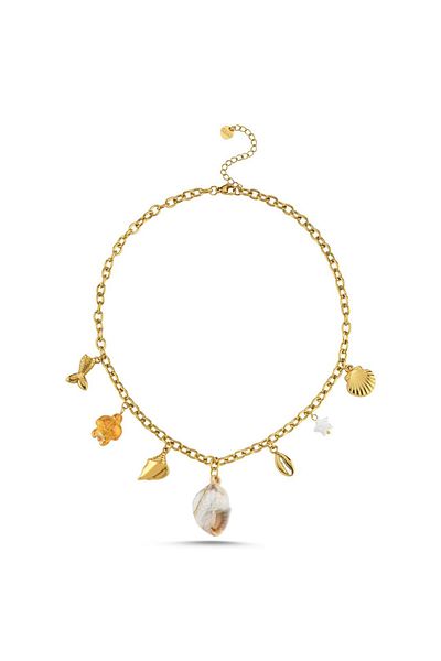 CHARMLUCKY Steel Charm Necklace