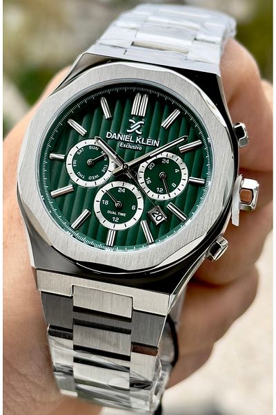 Daniel Klein Premium Men's Wristwatch 3 Atm Waterproof Stainless Steel Band