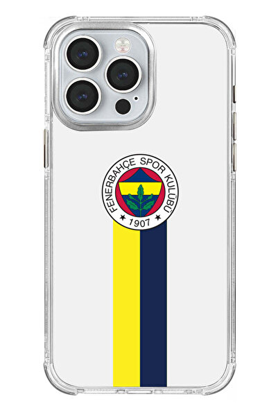Fenerbahçe iPhone 15 Pro Max Uyumlu Fenerbahçe Şerit Arma Lisanslı Telefon Kı...