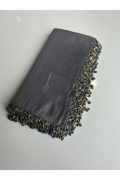 Sümeyye çeyiz Handcrafted Handcrafted Edge Beaded Writing Cheesecloth Yemeni Dowry Gift