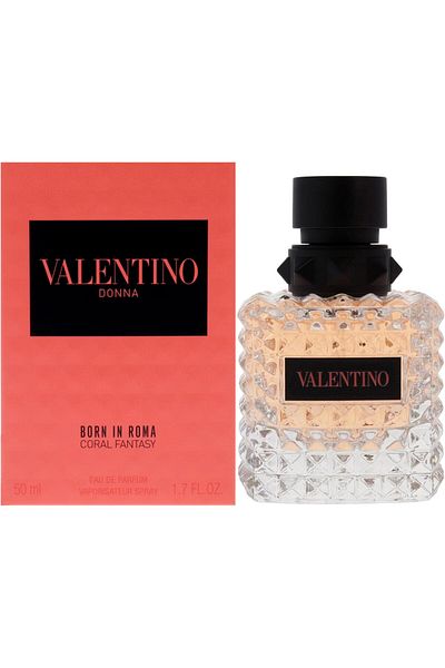 Valentino Donna Born In Roma Coral Fantasy Eau de Parfum Spray for Women by Valentino, 1.7 oz
