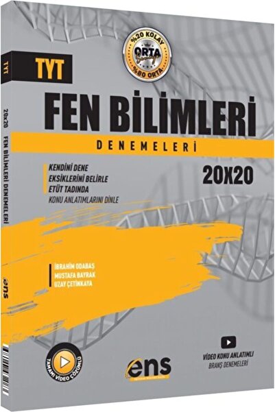 Aktif Öğrenme Yayınları ENS Yayınları TYT Fen Bilimleri 20 x 20 li Denemeleri