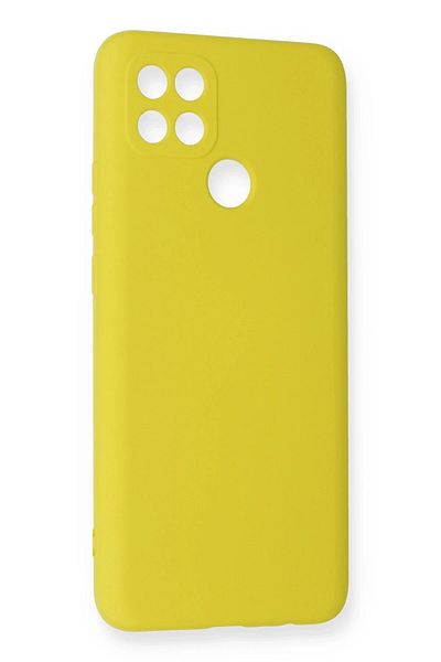 NewFace A15 Case Nano Inside Velvet Silicone - Yellow Alsat