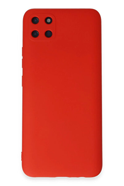 NewFace حافظة ريلمي C11 من الداخل نانو سيليكون مخملي - أحمر 1490845709