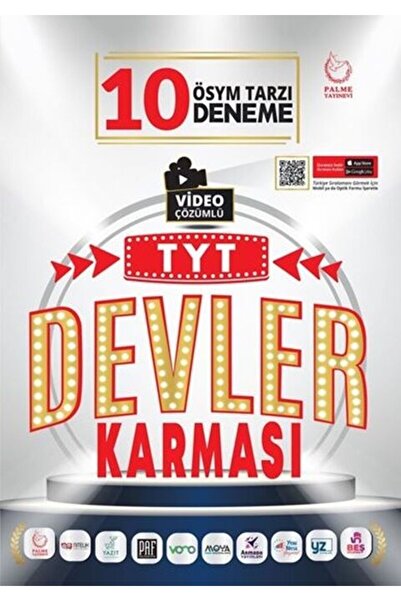 Palme Yayınevi Palme Yayınları TYT Devler Karması 10 Deneme Sınavı