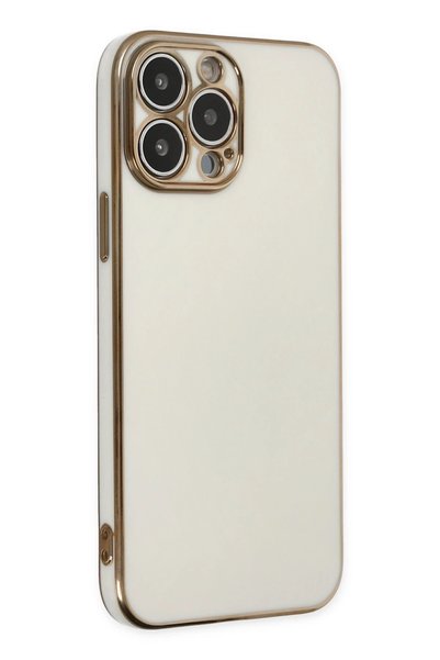 New Face iPhone 14 Pro Case Volet Silicone - White Zngzr