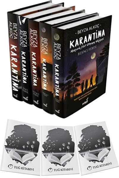 İndigo Kitap Karantina Ciltli 5li Set + Hediyeli