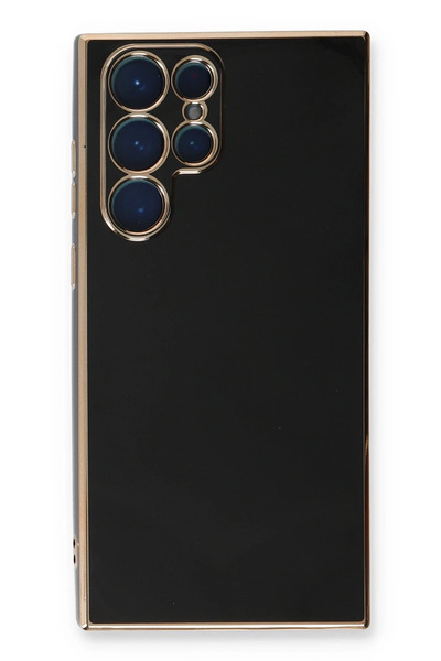 NewFace حافظة سامسونج جالاكسي S22 الترا من السيليكون - أسود 1492646709