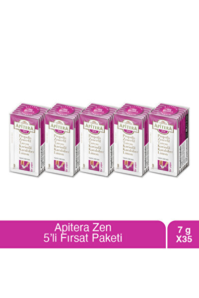 Apitera Zen 7 g x 35 Adet (Propolis, Bal, Zencefil, Limon)