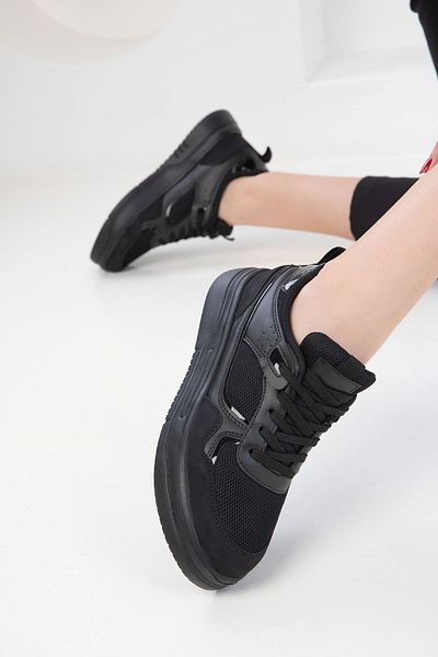 SOHO Black-Black Women's Sneaker 20440