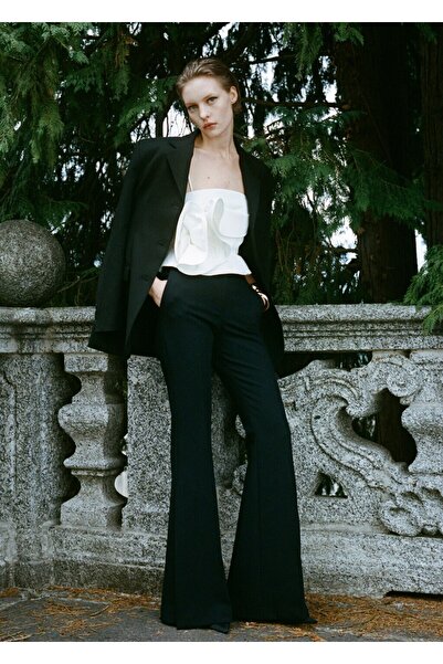 MANGO TROUSERS WASABI