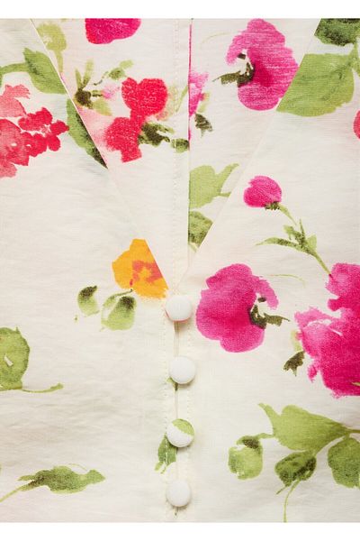 MANGO Blouse Bouquet