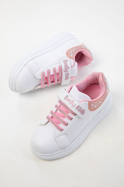 SOHO Weiß-Pulver Kinder Sneaker 20441