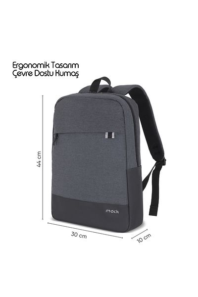 Mack Mce-1103 15.6" Unicity Eco Notebook - Black Backpack