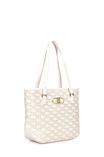 Pierre Cardin Ecru Women's Shoulder Bag