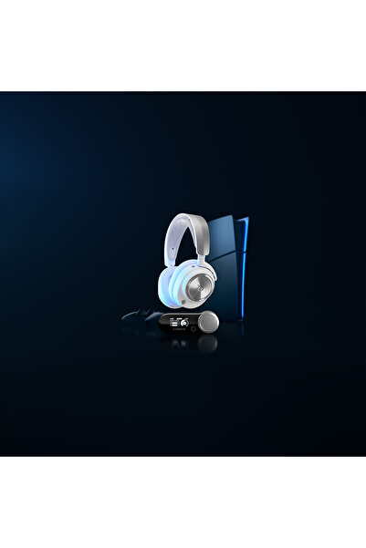 SteelSeries Arctis Nova Pro P Beyaz Kablosuz Gaming (OYUNCU) Kulaklığı