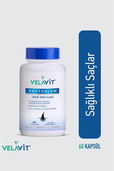 Velavit Phytoglow Anti-Hair Loss 60 Capsules