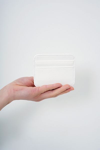 Trend Alaçatı Stili Women's White Faux Leather Mini Card Holder Alc-X14079