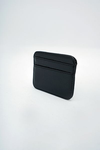 Trend Alaçatı Stili Women's Black Faux Leather Mini Card Holder Alc-X14079