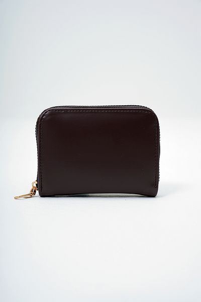 Trend Alaçatı Stili Women's Bitter Brown Faux Leather Mini Card Holder Alc-X14079