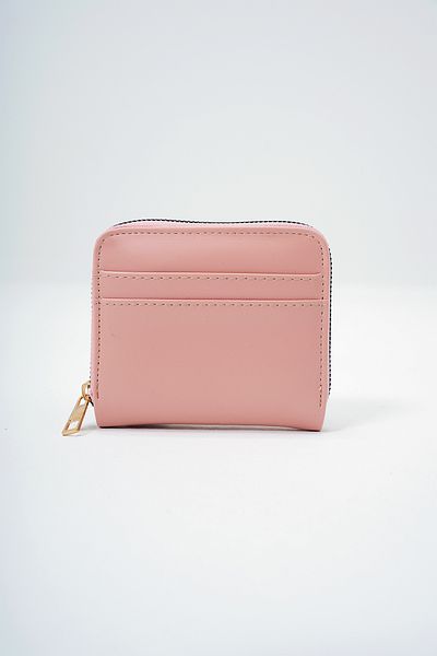 Trend Alaçatı Stili Women's Powder Pink Faux Leather Zippered Stylish Soft Leather Wallet with Card Compartment Alc-X14083