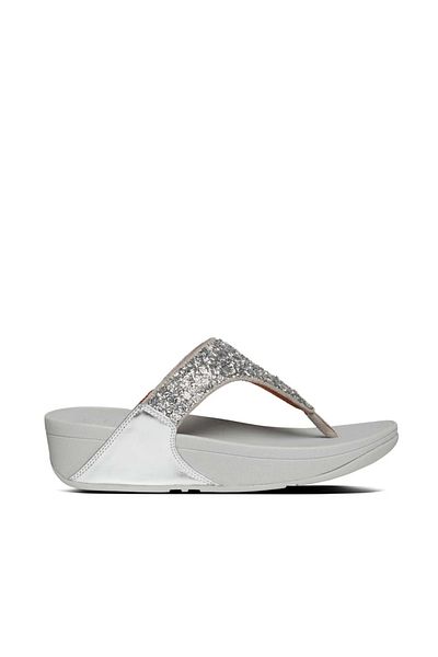 Fitflop Silver Lulu Shimmerfoil Top-Longler