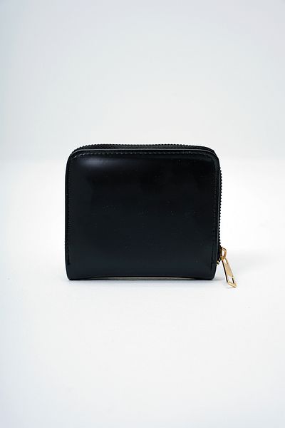 Trend Alaçatı Stili Women's Black Faux Leather Zippered Stylish Soft Leather Wallet with Card Compartment Alc-X14083