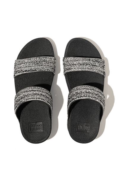 Fitflop شرائح لولو شيمرويف - مزيج أسود