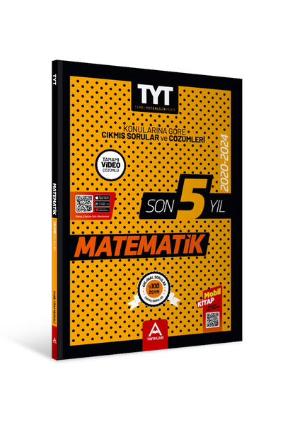 A Yayınları Yks Tyt Matematik Son 5 Yıl Çıkmış Sorular 2020-2024
