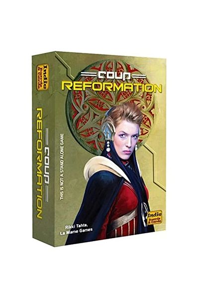 smvp kp-coup1 Indie Boards and Cards | Coup | Card Game | Ages 14+ | 2-6 Players | 15 Minute Playing Time