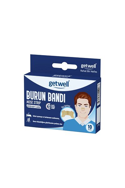 Getwell Nose Tape Large Size 10Pcs