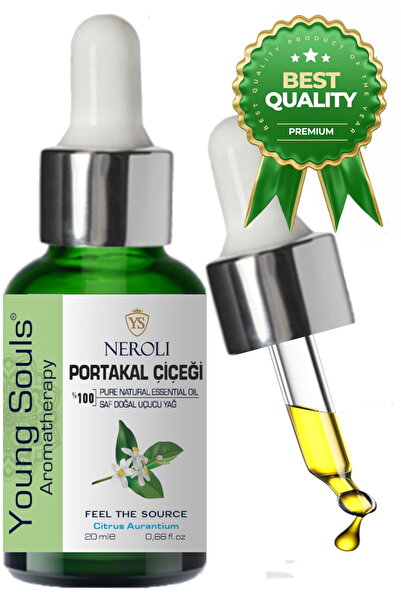 YOUNG SOULS Aromatherapy Neroli Essential Oil Portakal Çiçeği Uçucu Yağ 20 Ml