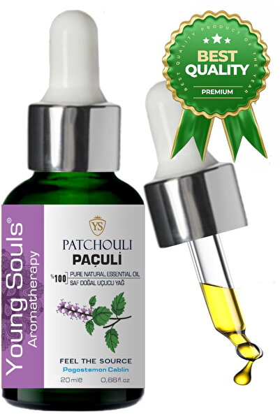 YOUNG SOULS Aromatherapy Patchouli Essential Oil Paçuli Uçucu Yağ 20 ml