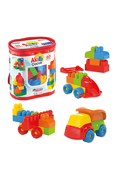 Dede Oyuncak Dede Akıllı Çocuk Yapı Oyuncak Seti 60 Parça (5 ADET)