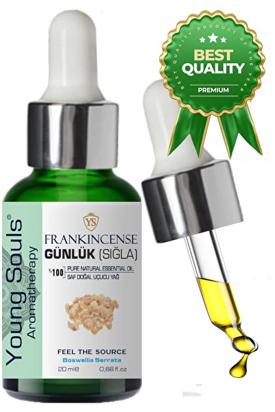 YOUNG SOULS Aromatherapy Frankincense Essential Oil Günlük Sığla Uçucu Yağ 20 ml