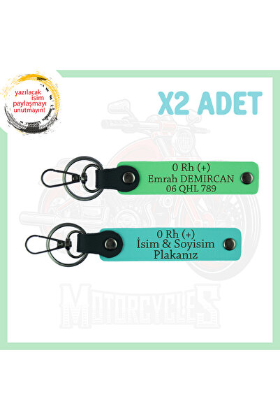 Asortishey Biker Stiline Exclusive, Leather 2-Keychain with Name Plate and 0 ...