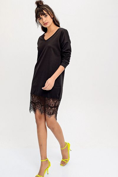 bacc Women's Black Skirt Lace Dress Bcbsk-25700-T4007-1460