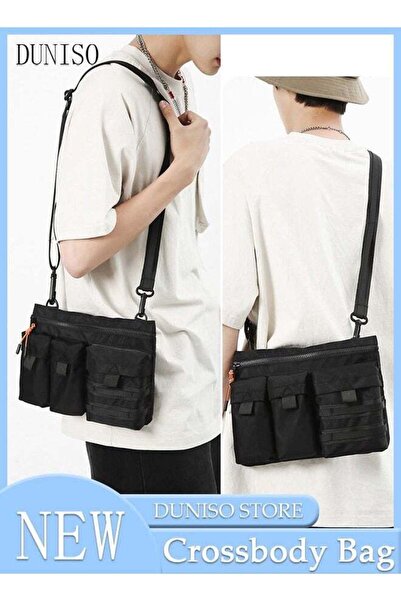 Generic Duniso Compact Crossbody Bag Waterproof Shoulder Bag Chest Bag With Belt