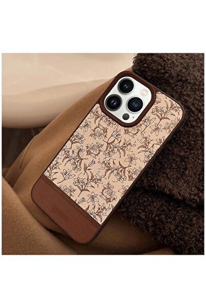Zebana Apple iPhone 12 Pro Max Uyumlu Kılıf Zebana Lily Flowers Silikon Kılıf...