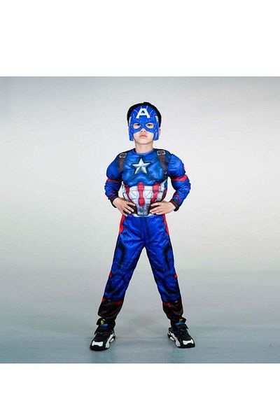 COOYA Superhero Cosplay Costume Set for Kids, Role-Playing Costume, Suitable for Performances Parties