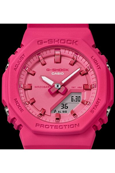 Casio G-Shock GMA-P2100PP-4ADR Pembe Renk 20 ATM Su Geçirmez Yeni Analog Dijital Spor Kadın Kol Saat