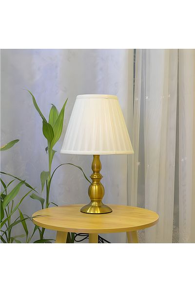 COOYA Desk Lamp, for Bedroom Bedside, Simple Stylish, Gold, 24 X 38cm