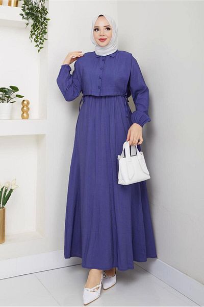 TRENDTESETTÜR Women's Navy Blue (K.Indigo) Vest and Dress Suit t 5374
