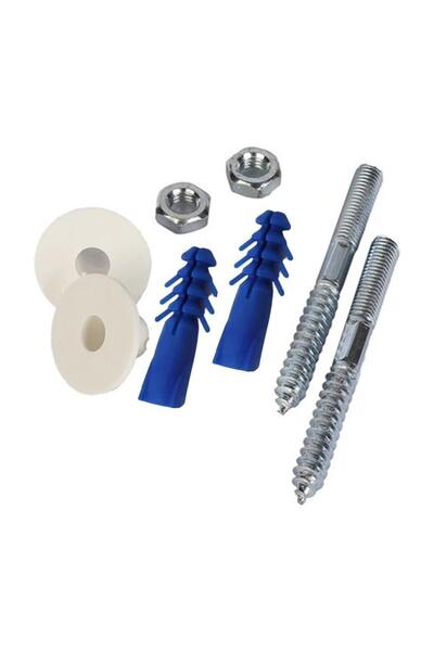 NZB Alafranga Oturma Tuvalet Taşı Montaj Vidası Tüm Modeller İle Uyumlu Çift Taraflı Dişli