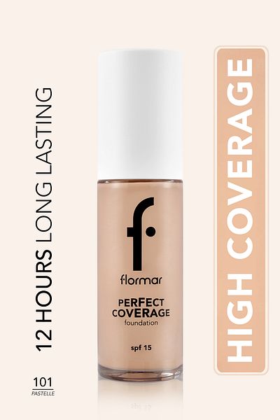 Flormar Perfect Coverage Dense Concealer Water-based Foundation -101 Pastelle