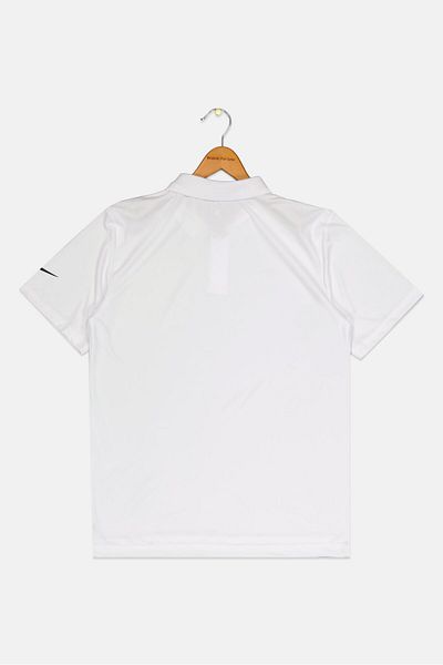 Nike Kids Boy Short Sleeves Running Polo, White