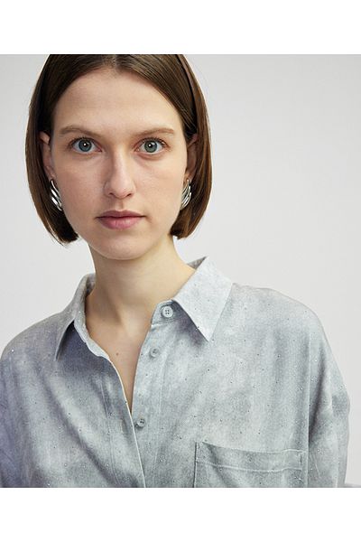 İpekyol Hotfix Printed Relaxed Fit Shirt