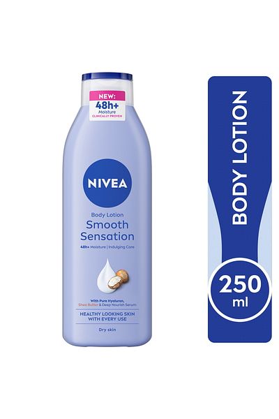NIVEA Shea Smooth Body Lotion Shea Butter Dry Skin 250 ml